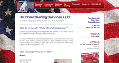 Desktop Screenshot of notime4cleaning.com